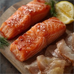 Слабосоленая и копченая рыба