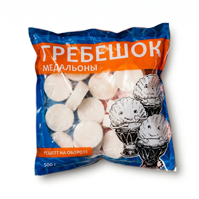 Гребешок (медальоны) 500г 42021