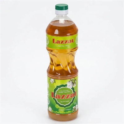 Масло хлопковое рафинированное Lazzat 1л 15001