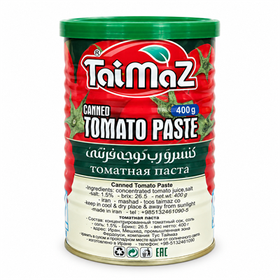 Томатная паста Taimaz 400г 14020