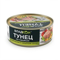Тунец по-гавайски с овощами в томатном соусе 240г 14030