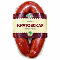 Полукопченная колбаса "Кратовская" 400г халяль 22016