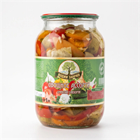 Соленье "Овощное ассорти" 1л 14007